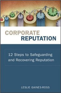 Cover of "Corporate Reputation: 12 Steps ...